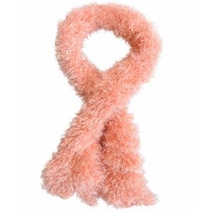 Vintage y2k fuzzy salmon orange soft scarf